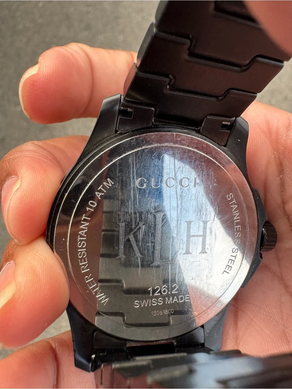 Gucci Black and Red Sport Men's Watch